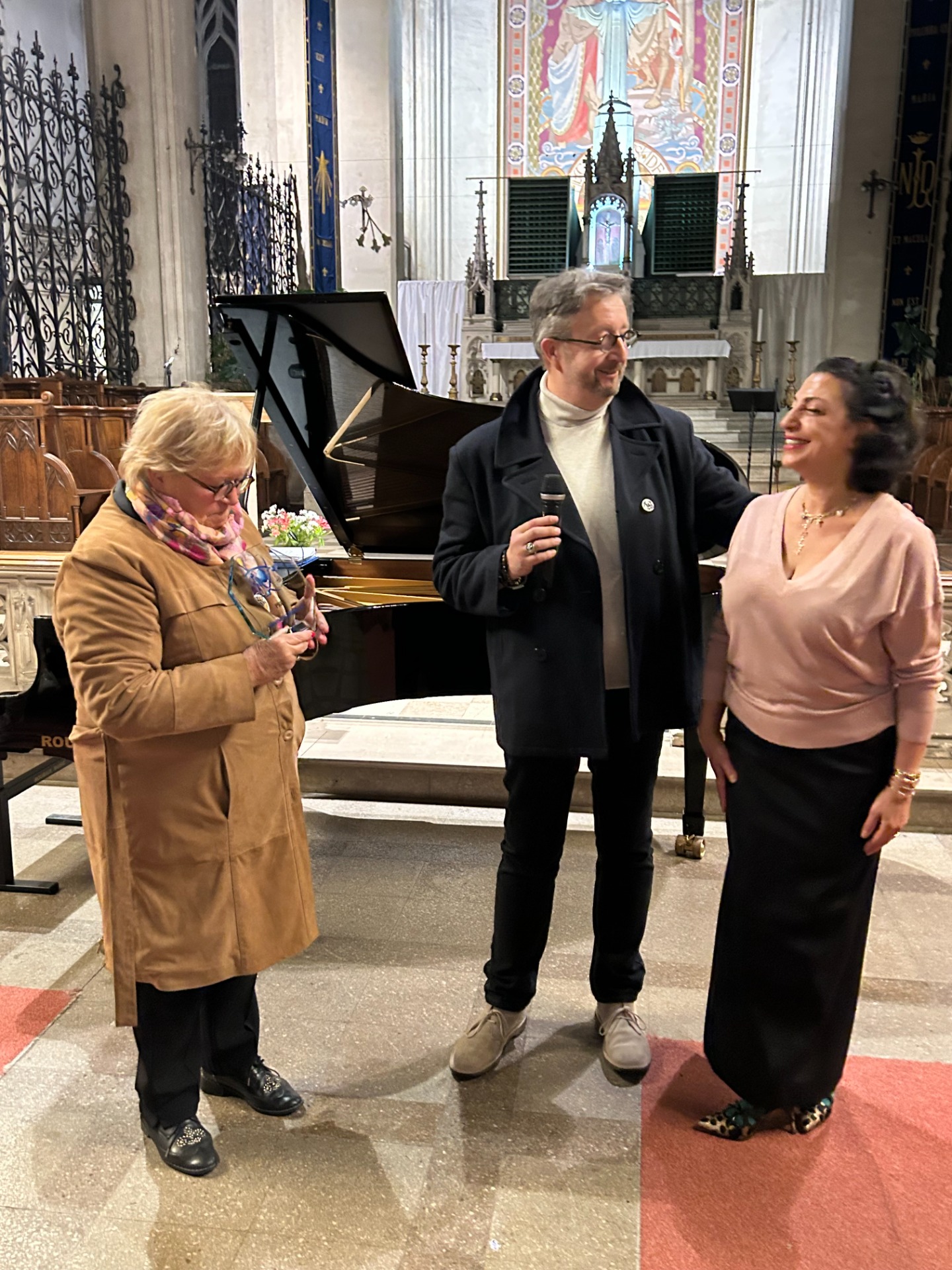 Sylvie NOCLERCQ Adjointe au Maire d'Arras, Bernard SOBKOWIAK Président ELYSIUM3, Fadia OTTE Présidente SAFE WORLD PEACE (c) 2025 ELYSIUM3